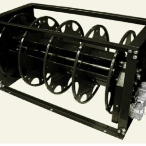 Magasin de câble motorisé Cavotec série MJ en finition époxy noire