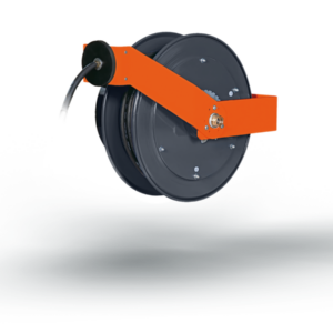 Enrouleur prolongateur de câble électrique Conductix LO4K grande capacité à tambour ouvert et support pivotant