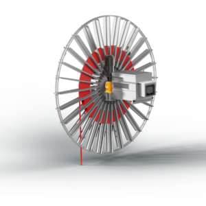 Enrouleur de câble motorisé Conductix à engrenage KHD pour applications hautement dynamiques