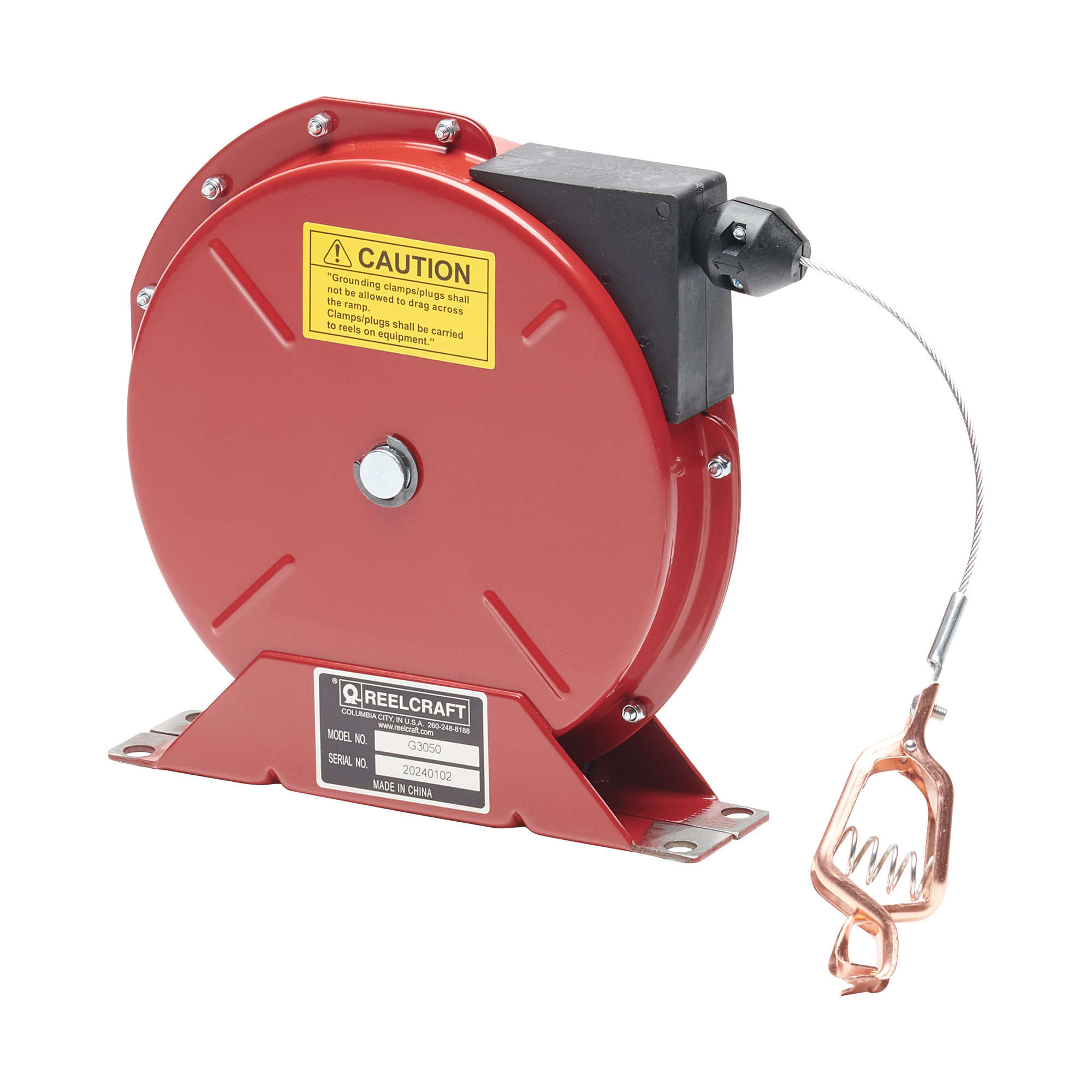Enrouleur de mise à la terre Reelcraft série G3000 pour décharge statique