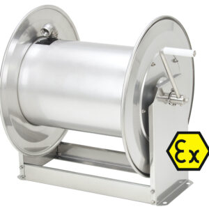 Enrouleur manuel de tuyau inox ATEX TEHA STKi2 Ex