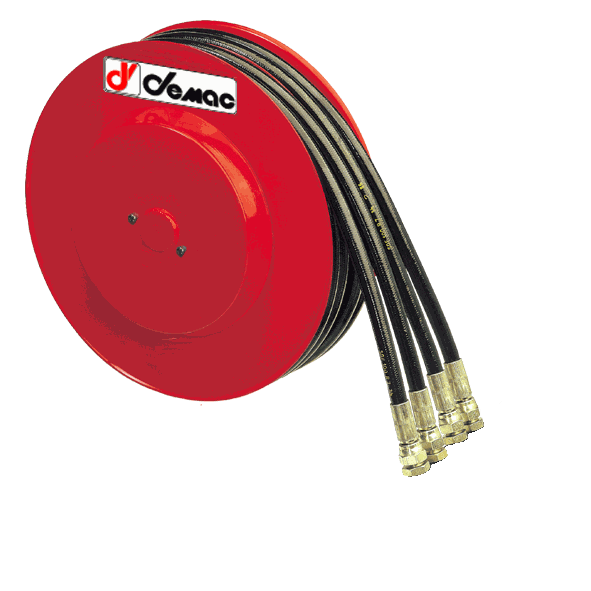Enrouleur Demac pour tuyaux hydrauliques