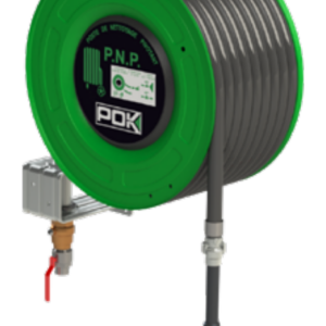 Poste de nettoyage pivotant POK PNP vert DN 25 avec diffuseur DMB trois positions