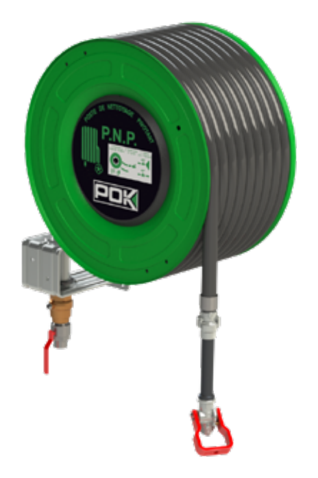 Poste de nettoyage pivotant POK PNP vert DN 25