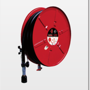 Robinet d'incendie armé fixe R. Pons EUR7 avec orienteur guide-tuyau, pour couloir ou niche murale