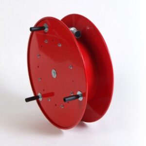Enrouleur d'aspiration Sauro Rossi CASPER 40, bobine acier peint pour tuyau semi-rigide Ø 50 mm