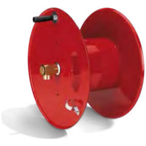 Enrouleur d'aspiration Sauro Rossi EUROMAREA, bobine acier peint pour tuyau Ø 1 pouce, 30 bar