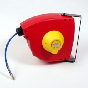 Enrouleur automatique à ressort Sauro Rossi MINI, carter plastique, 15 m de tuyau