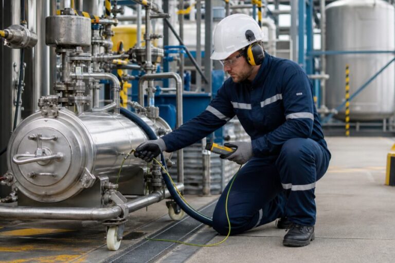 Enrouleur certifié ATEX en zone explosible