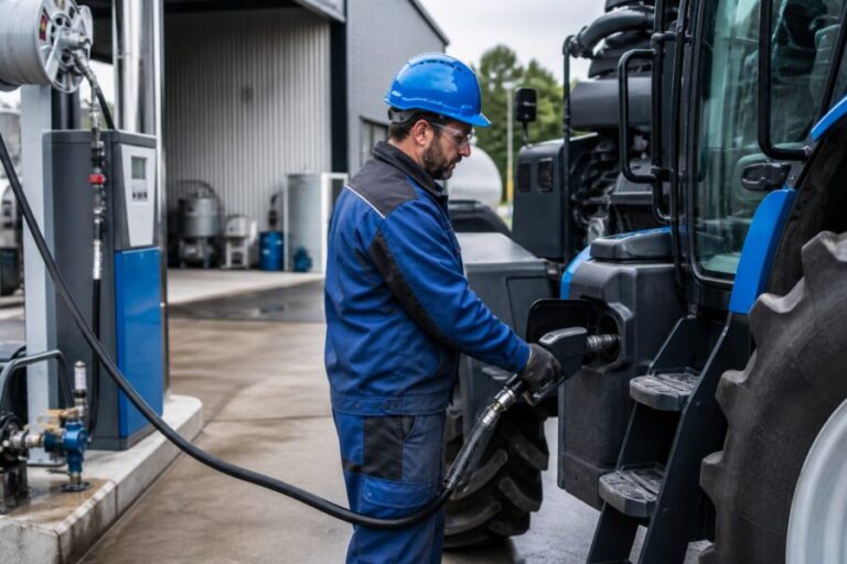 Enrouleur pour gazole et hydrocarbures en dépôt