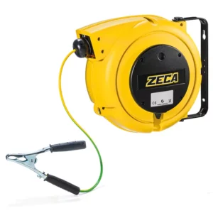 Enrouleur de mise à la terre Zeca 4106 équipé de sa pince 314